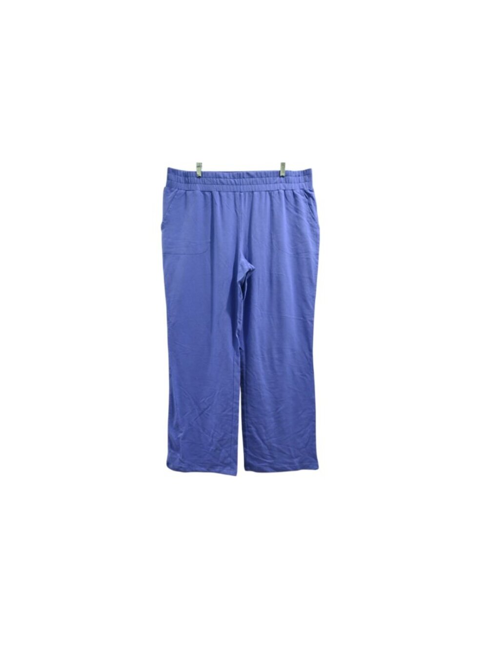 Belle by Kim Gravel Pull-On Pants Sz XL French Purple Wide Leg Relaxed A568876 - Picture 2 of 8